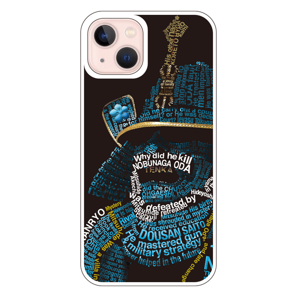 Samurai Typography Akechi Mitsuhide Smartphone Case