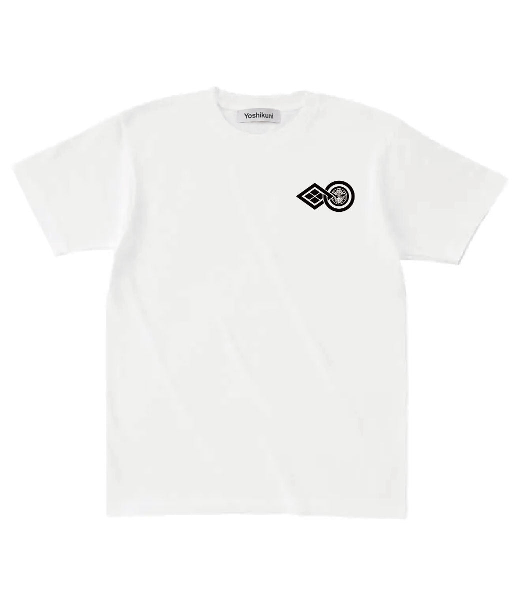050106 侍 タイポグラフィ Tシャツ 川中島 合戦 ver02（キッズ
